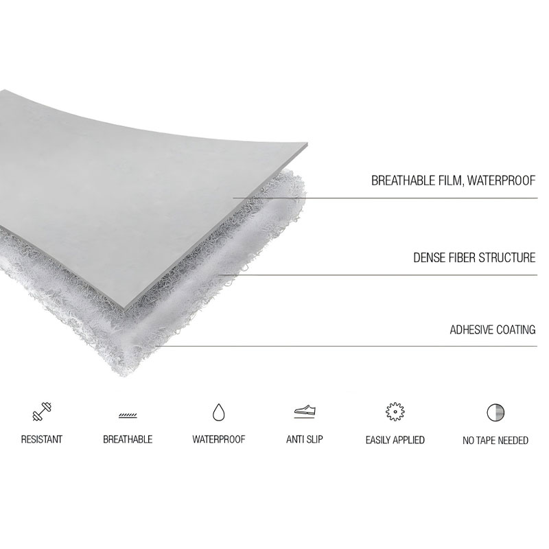 Protección de superficie transpirable fieltro